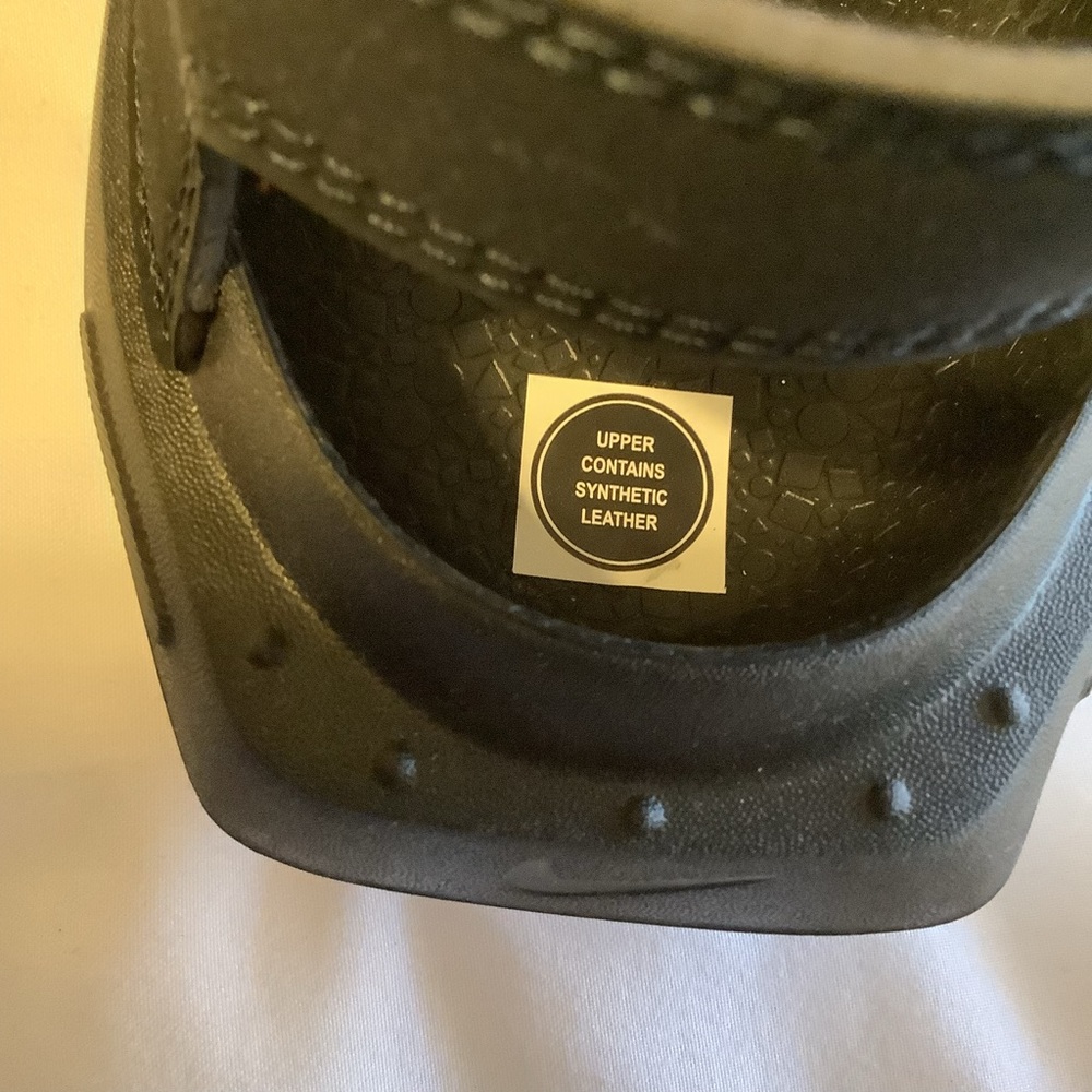 Black Sandals with Velcro Strap - Picture 5 of 11